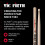 Vic FIrth - Single Sided Drumstick Practice Pad with VF logo - 6” Diameter 6