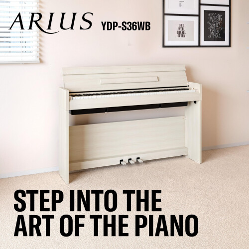 Yamaha YAMAHA ARIUS YDP-S36 Digital Piano, White Birch 1