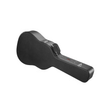 VEVOR Acoustic Guitar Hard Case, 43.31 in Gourd-Shaped Guitar Hard Case, With Lock Latch Key Handle, PVC Padding Soft Lining Water-Resistant Hard She