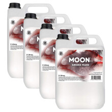MoonFX Everyday Smoke Fluid 20L (4 x 5 Litres) - Fog Fluid that produces medium density smoke with standard hang time