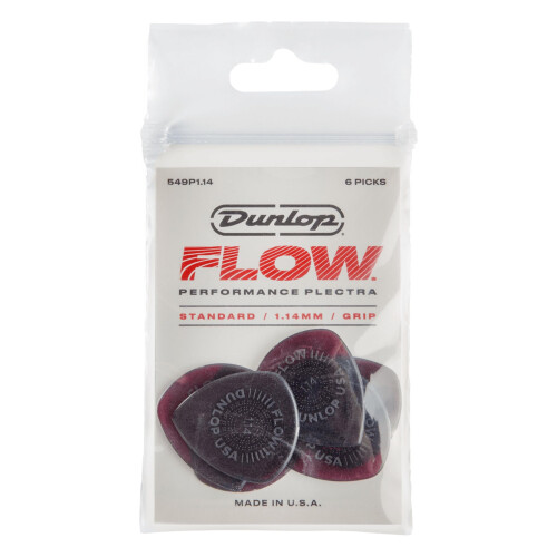 Dunlop Picks - Flow Standard 1.14mm - Pack 6
