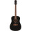 Gretsch Prelude D100 Dreadnought Acoustic Guitar, Black 1