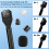 HX-pyahgtv Handheld Microphone Adapter for DJI Mic Mini,with Foam Mic Cover 5