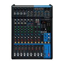 Yamaha MG12XU Mixing Console - Compact mixer with 12 input channels, SPX digital effects, USB audio functions and D-PRE mic preamps