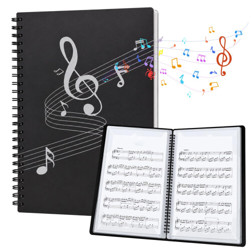 Sheet Music Folder, A4, 60 Pages