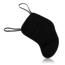 4/4-4/3 Violin Chin Rest Pad Protector, Violin Chin Shoulder Rest Black Flannelette Pad Musical Instrument Accessories