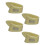 Golden Gate GP-11-4PK Grained Ivoroid Thumb Picks 4-Piece Set, Medium 2