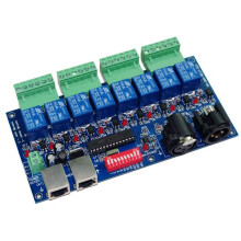 8CH Relay Output DMX512 DMX Relay Switch DMX512 Controller Relay Control 8 Way Relay Switch (Max 10A)