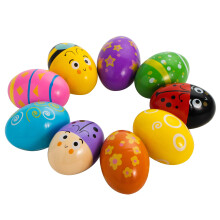 JOYIN 12 Pieces 2.3" Wooden Egg Shakers Maracas Percussion Musical for Party Favors, Classroom Prize Supplies, Musical Instrument, Basket Stuffers Fi