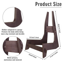 YSWOMOSKD Cello Stand, Cello Support Holder made of wood with Rubber Protection Detachable Portable Musical Instrument Stand for 1/8-4/4 Cellos Guita