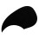 FLEOR Acoustic Guitar Pickguard Comma Shape Self-adhesive Celluloid Material Scratch Plate，Black 3