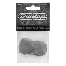 Jim Dunlop 445P1.0 Nylon Big Stubby Player Pack (Pack of 6)