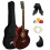 Tiger ACG3-RD Full Size Acoustic Guitar Package - Red 1