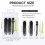 Keycap Puller, Keyboard Key Remover, 4-Piece Cleaning Tool Set 2