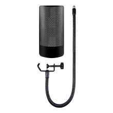 SOULWIT Shield Pop Filter for HyperX QuadCast Microphone - Black
