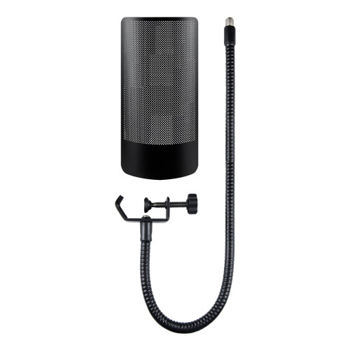 SOULWIT Shield Pop Filter for HyperX QuadCast Microphone - Black