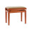 GEWA Piano Bench Deluxe, Solid Wood, Height Adjustable, Matte Cherry 1