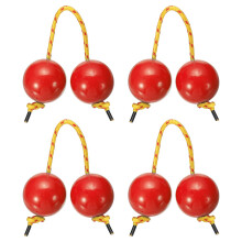 YELARXI Rhythm African Shaker Kashaka Shaker Ball Kashaka Hand Percussion Instruments with Yellow Rope, Fit for Adults Wedding Party Musical Class Sh