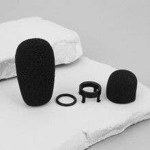 eMagTech 1 Set Microphone Foam Windscreen Replacement Kit Compatible with 3M Peltor Comtac III Comtac II Headsets