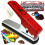Pick-a-Palooza DIY Guitar Pick Punch Gift Pack with Pick Punch Tool - Red 1