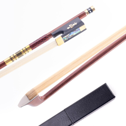 Ecotown Advanced 4/4 Pernambuco Violin Bow With Case