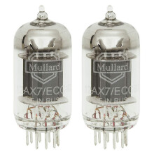 Brand New In Box Gain Matched Pair Mullard Reissue 12AX7 Vacuum Tubes