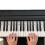 Piano Keyboard Stickers,Removable Silicone Strips for 61 Keyboard 3