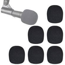 YOUSHARES SM58 Windscreen - Pof Filter Foam Windscreen Microphone Cover Compatible with Shure SM58S SM58-LC Ball Type Mic to Reduce Wind Noises by (6