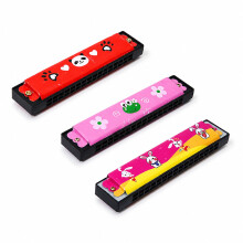 3 Pcs 16-Hole Double Row Harmonicas – Gift for Music Learners