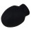 Mxfans 4Pcs Black Rubber Oval Drumstick Silent Practice Tips 3