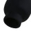 Mxfans 4Pcs Black Rubber Oval Drumstick Silent Practice Tips 5