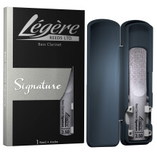 Légère Reeds - Bass Clarinet Reed, Signature, Strength 2.50 (BCS2.50) - Premium Synthetic Woodwind Reed