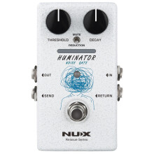 NU-X | Huminator Noise Gate Pedal for Guitar and Bass | Professional Noise Reduction Pedal with Adjustable Threshold, Decay & Mute Switch for Cleaner