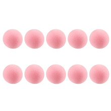 Exqufood 10 Pack Lapel Headset Microphone Windscreen, Microphone Sponge Foam Cover Size Lavalier Microphone Windscreen Pink