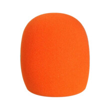 Gemini_Mall 45mm Foam Microphone Windshield Mic Cover,Orange