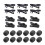24PCS Microphone Covers, Lavalier Mic Clips and Foam Windscreens 1