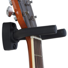 Guitar Wall Mount, Guitar Wall Mount with Rubber Coating, Adjustable Rotatable Guitars Hook, Non Slip Ukulele WallMount, 360 All Around Protection f
