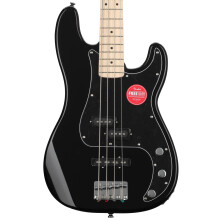 Squier by Fender Affinity Precision Bass PJ Beginner Guitar, Black