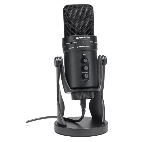 Samson Samson G-Track Pro - Professional USB Microphone with Audio Interface - Black 2