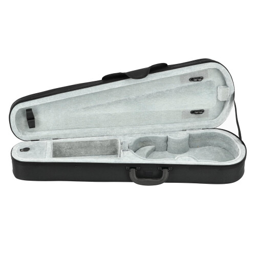 PURE GEWA Form Shaped Violin Case black with small music pocket 4/4 1