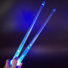 Light Up Drum Sticks, Rechargeable LED LightUp Drum Sticks, Color Changing LED Lighted Drumsticks, Creative Lighted Drumsticks for Adults Kids Drumme
