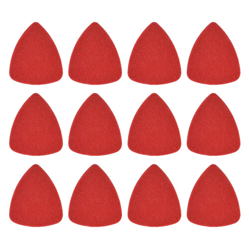 sourcing map 12 Pcs Ukulele Picks, 3.2mm, Red