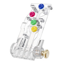 Acoustic Guitar Chord Buddy Teaching Aid Guitar Tool Guitar Learning System Teaching Aid Accessories for Guitar Learning (Gold)