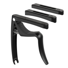 Linrax C3 Guitar Capo, 4 in 1 Capo with Bridge Pin Puller, Capos for Acoustic Guitar Electric Guitar Classical Guitar Bass Ukulele Banjo Mandolin, De
