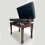 SYMPHONY Adjustable Piano Stool With Book Storage (Polished Walnut) 2
