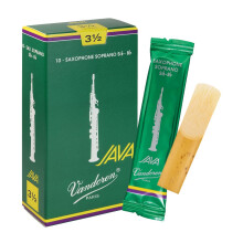 Vandoren Java Soprano Saxophone Reeds - Box of 10 - Strength 3.5