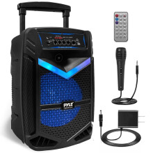 Portable Bluetooth PA Speaker System - 800W Rechargeable Outdoor Bluetooth Speaker Portable PA System w/ 12” Subwoofer 1” Tweeter, Recording Funct