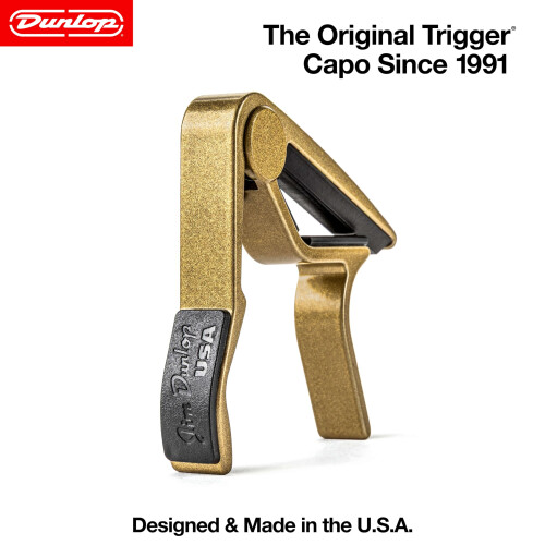 Dunlop Capo - Trigger Acoustic Curved - Gold 1