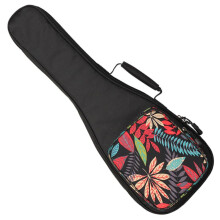 Gatuida Ukulele Storage Bag with Padded Protection Lightweight Portable Carrying Case with Spacious Front Pocket and Double Shoulder Straps for Conce