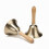 2 Pack Super Loud Solid Brass Hand Call Bell, 4.3 Inch 1